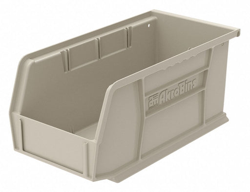 F8659 Hang and Stack Bin Stone Plastic 5 in