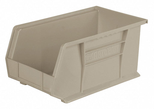 F8697 Hang and Stack Bin Stone Plastic 7 in