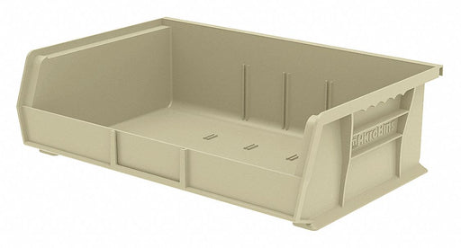 F8695 Hang and Stack Bin Stone Plastic 5 in