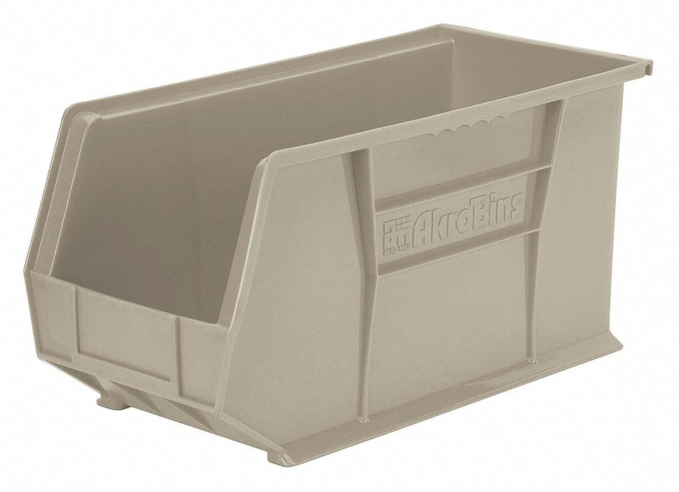 F8694 HangandStackBin 18inL 8.25inW Plastic