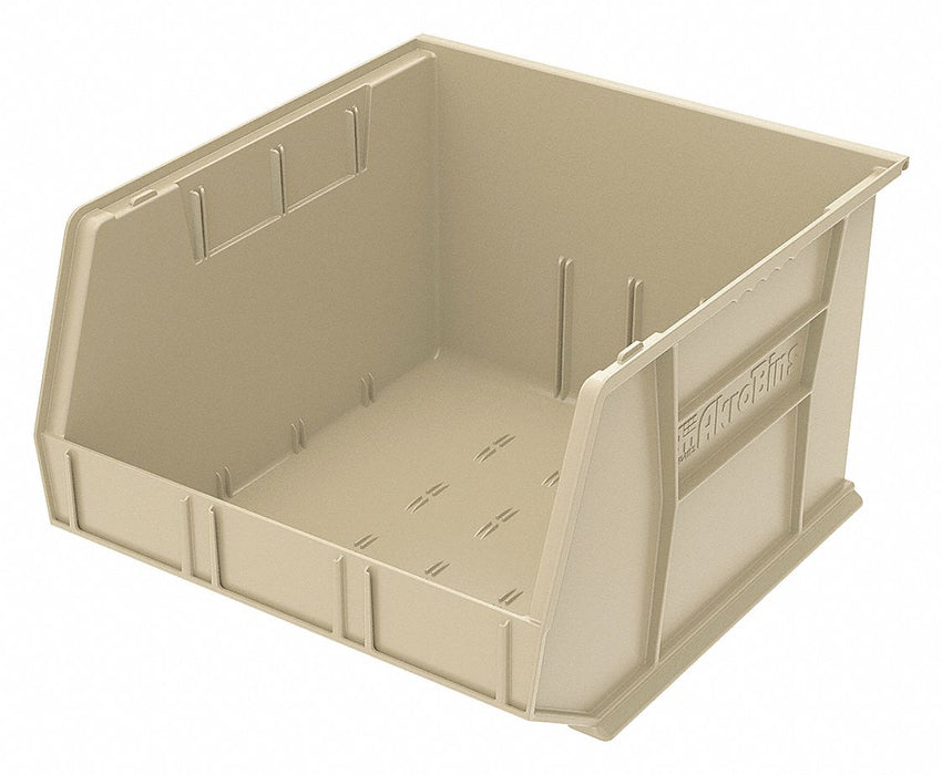 F8693 HangandStackBin 18inL 16.5inW Plastic
