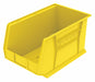 F8691 Hang and Stack Bin Yellow Plastic 10 in
