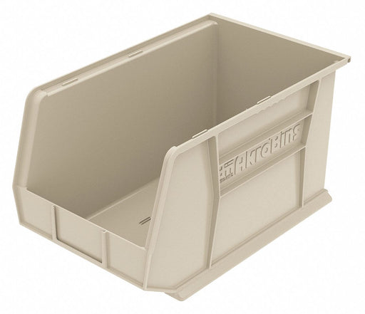 F8691 Hang and Stack Bin Stone Plastic 10 in