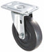 Plate Caster Swivel Rubber 3 11/16 H