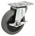 Plate Caster Swivel Rubber 3 1/2 H