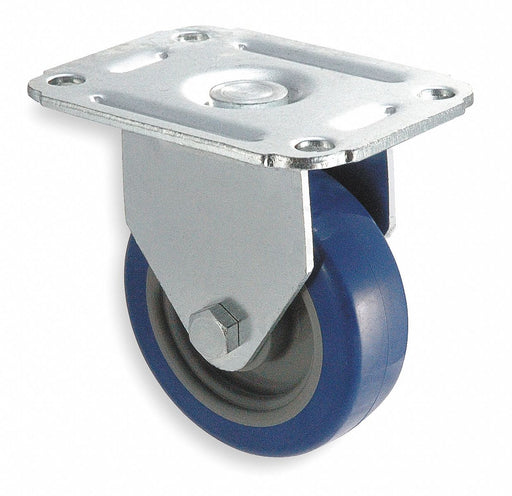 Plate Caster Rigid Polyurethane 5 3/4 H
