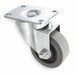 Plate Caster Swivel Rubber 6 3/16 H