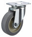 Plate Caster Swivel Rubber 4 11/16 H