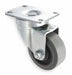 Plate Caster Swivel Rubber 5 1/8 H