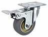 Plate Caster Swivel Rubber 4 11/16 H