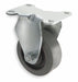 Plate Caster Rigid Rubber 4 1/4 H
