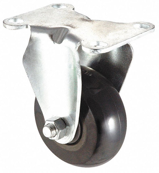 Plate Caster Rigid Polyurethane 5 3/16 H