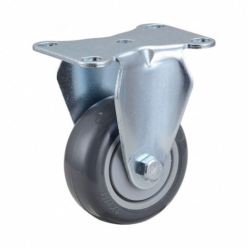 Plate Caster Rigid Polyurethane 4 1/4 H