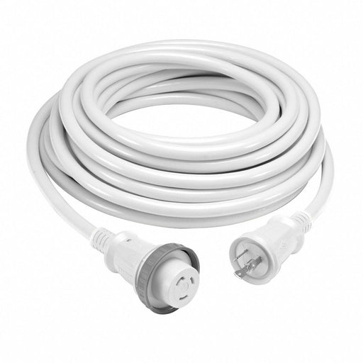 ExtensionCord 50ft White 10AWG Round