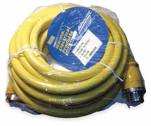 ExtensionCord 50ft Yellow 6AWG Round
