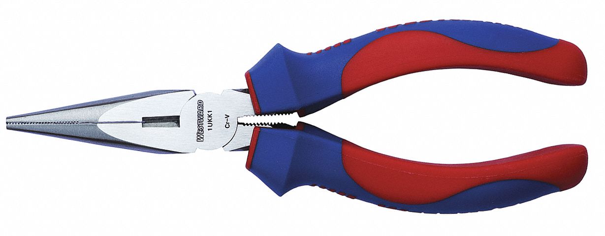 Needle Nose Plier 6-3/8 L Serrated