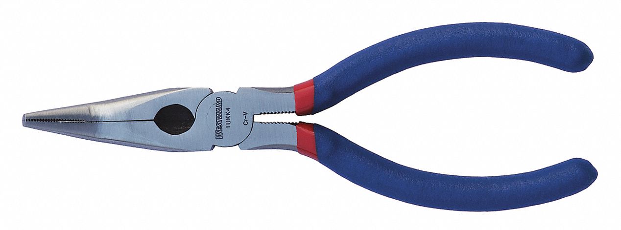 Bent Long Nose Plier 6-1/2 L Serrated