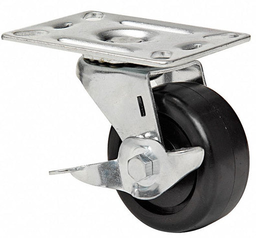 Plate Caster Swivel Polyolefin 3 3/4 H