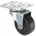Plate Caster Swivel Rubber 3 3/8 H