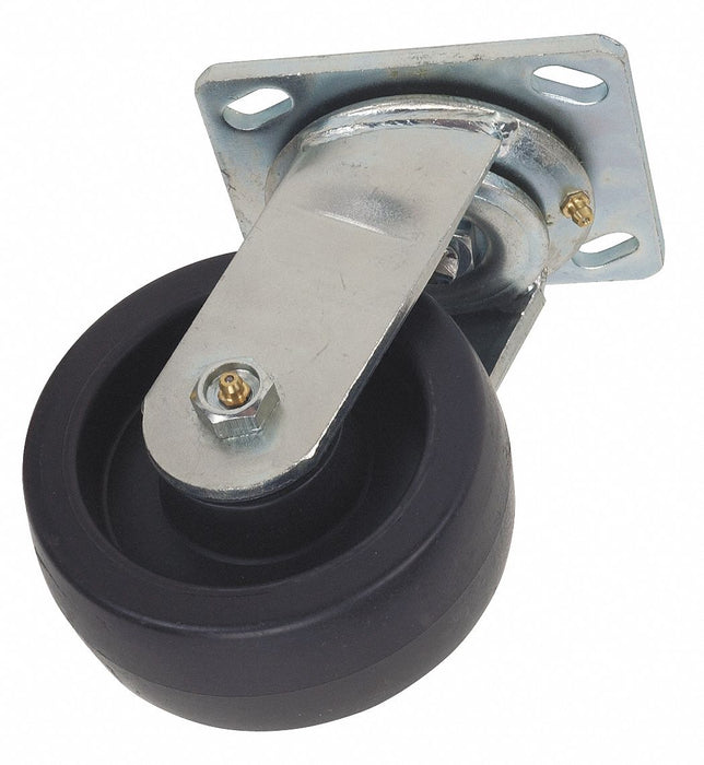 Plate Caster Swivel Polyolefin 6 1/2 H