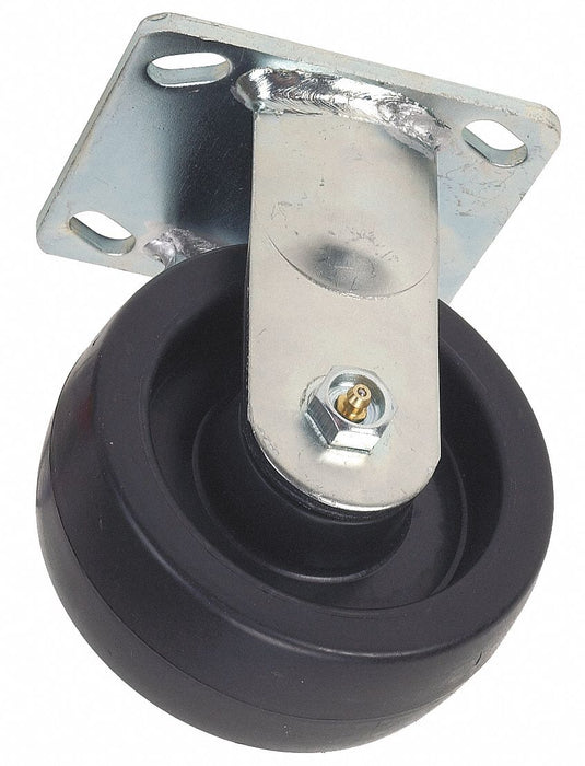 Plate Caster Rigid Polyolefin 7 1/2 H