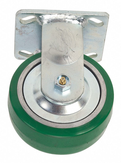 Plate Caster Rigid Polyurethane 7 1/2 H