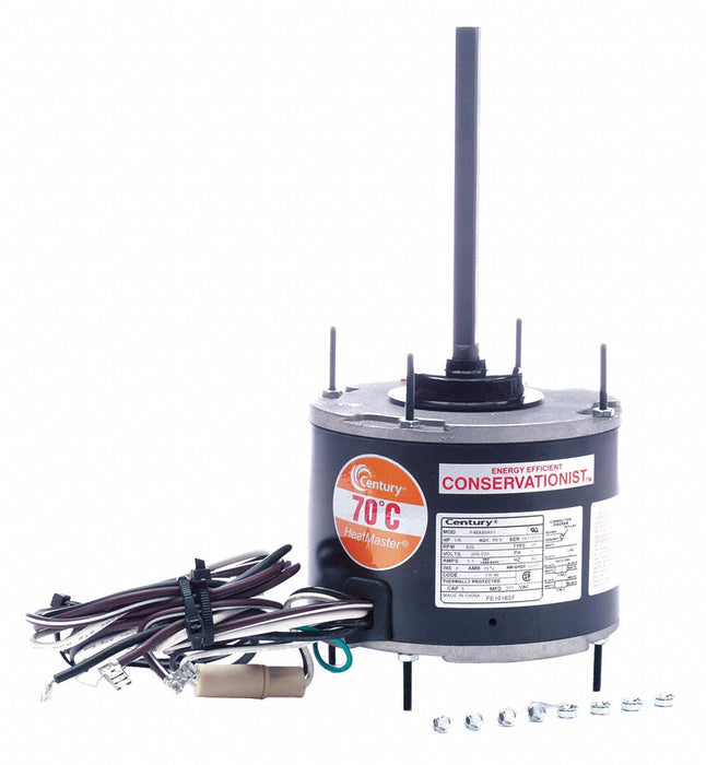 Condenser Fan Motor 1/6 HP 825 rpm 60 Hz