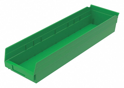 J5059 ShelfBin 23.625inL 6.625inW Plastic
