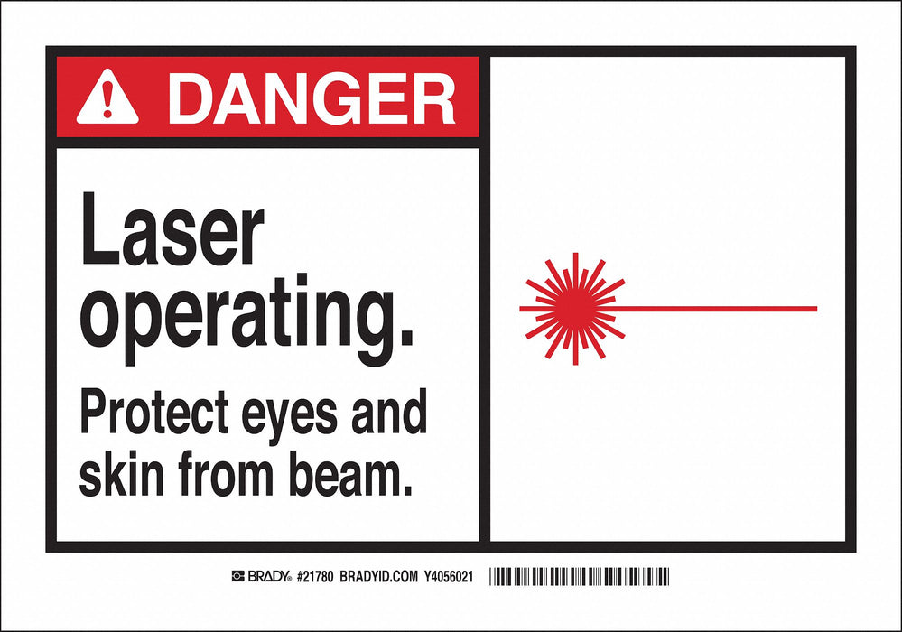 Sign 3 1/2 in x 5 in Polyester