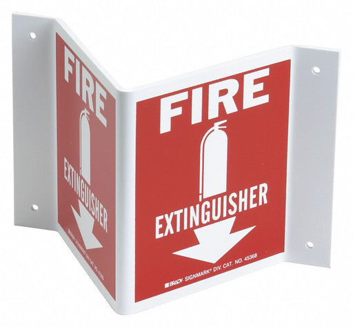 Fire Extinguisher Sign 5-1/2X10 FEXT