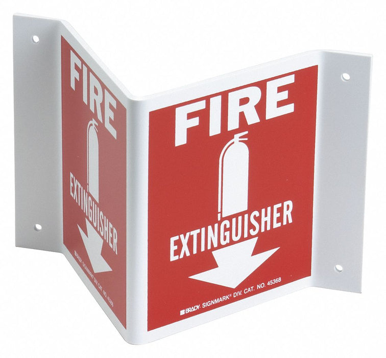 Fire Extinguisher Sign 5-1/2X10 FEXT