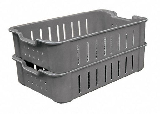 StraightWallTote 17.75inL 10.5inW Gray