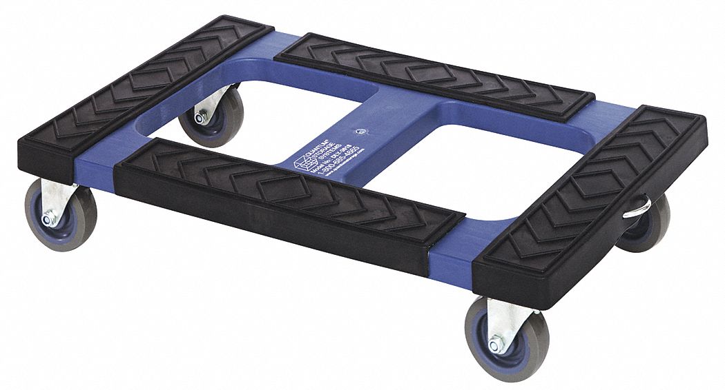 Stack Bin Dolly D 30 In W 18 In Blue