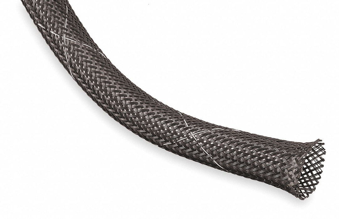 Braided Sleeving 1.500 in 10 ft Black