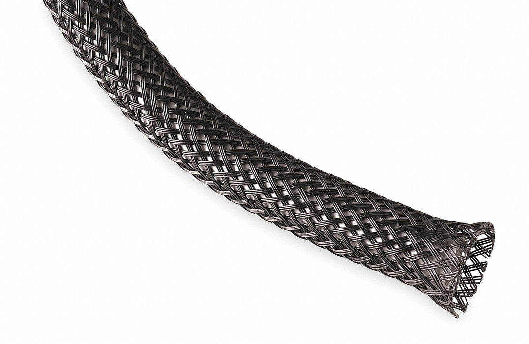 Braided Sleeving 2.000 in 200 ft Black