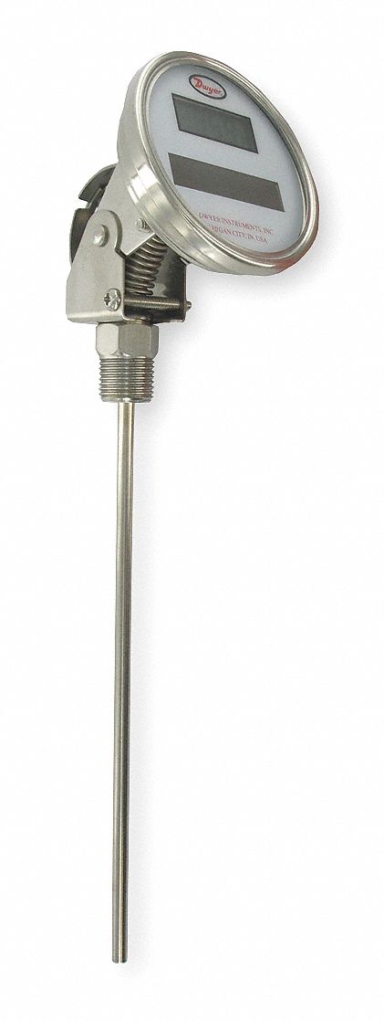 Digital Thermom 3 In Dial 24 In Stem