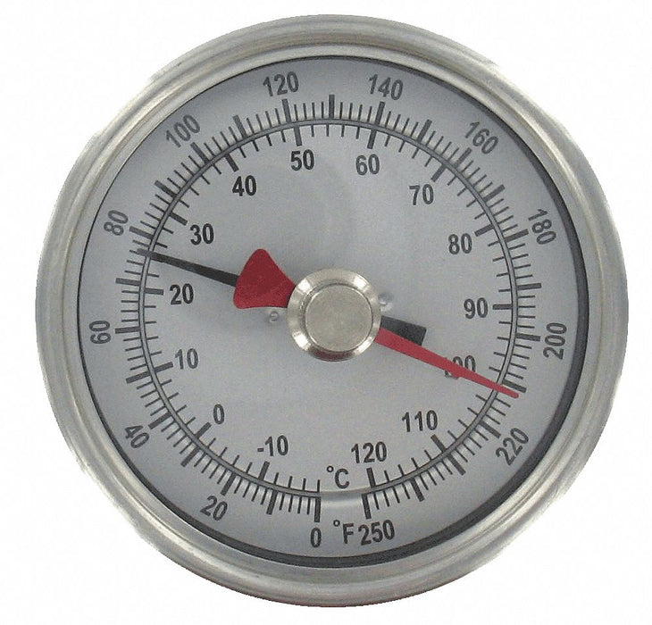 K3089 Bimetal Thermom 3 In Dial -40 to 160F