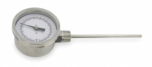 Bimetal Thermom 3 In Dial 0 to 200F