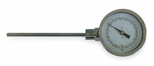 Bimetal Thermom 3 In Dial 0 to 240F
