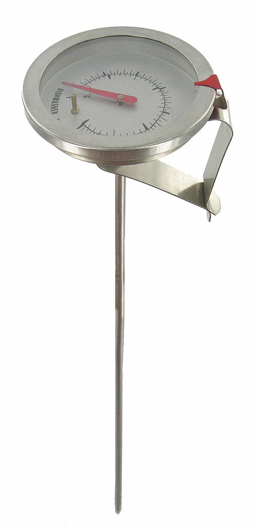 Bimetal Thermom 1-3/4 In Dial 0to250F