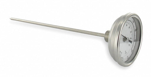 Bimetal Thermom 3 In Dial 0 to 200F