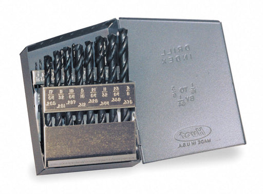 Screw Machine Drill Bit Set 21pc HSS
