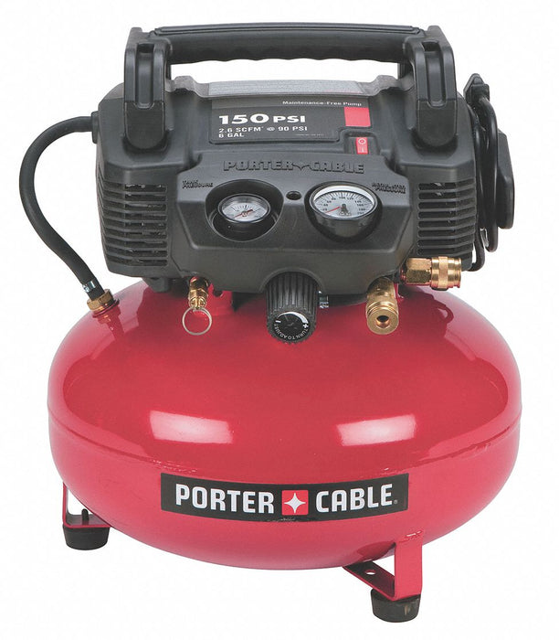 Portable Air Compressor 6 gal Pancake