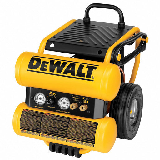 Portable Air Compressor 4 gal Twin Stack