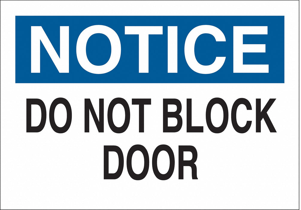 Sign 3 1/2 in x 5 in Polyester