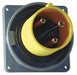 WT Pin and Sleeve Inlet Yllw 2P 3W 100 A