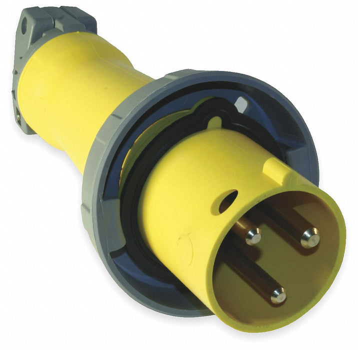 IEC Pin and Sleeve Plug 100 A Yellow 2Pl