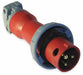IEC Pin and Sleeve Plug 30 A Red 2Pl
