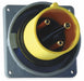WT Pin and Sleeve Inlet Yllw 2P 3W 60 A