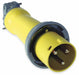 IEC Pin and Sleeve Plug 60 A Yellow 2Pl